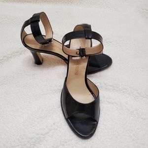 Enzo Angiolini Black Ankle Strap Shoe Size 6.5❤